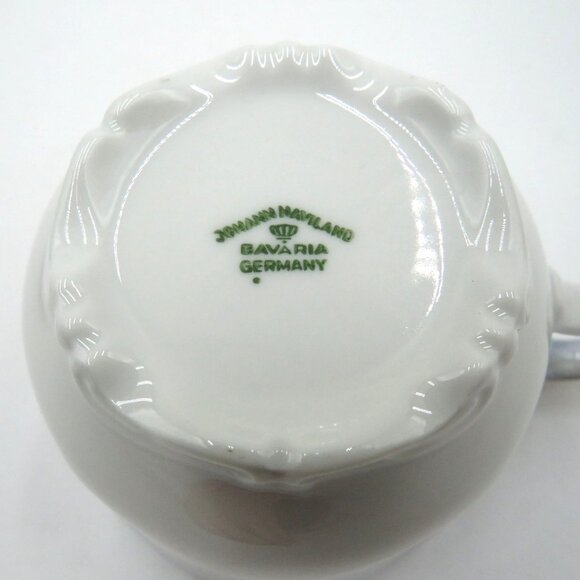 Vintage Vienna State Opera Cup Saucer Set Gold Trim Floral Design Plastic Stand - Picture 15 of 16